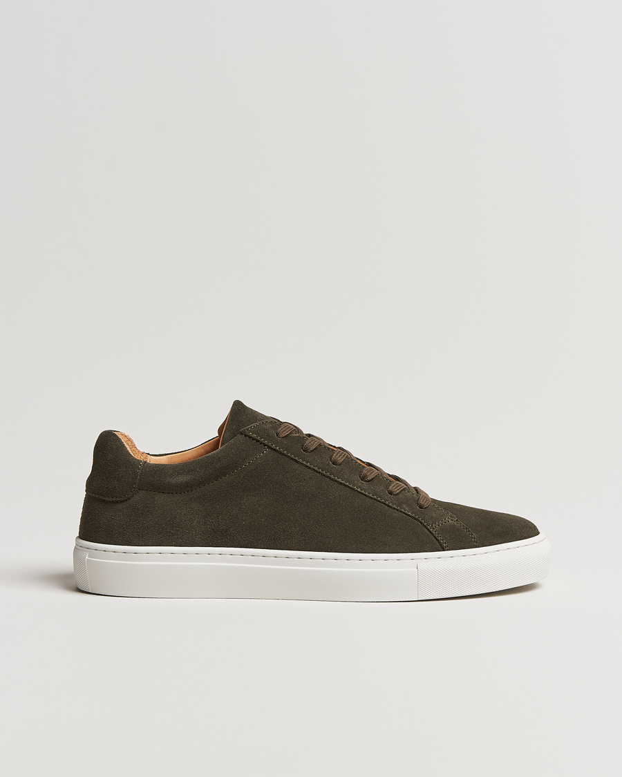 Herren | A Day's March Suede Marching Sneaker Dark Olive | A Day's March | Suede Marching Sneaker Dark Olive