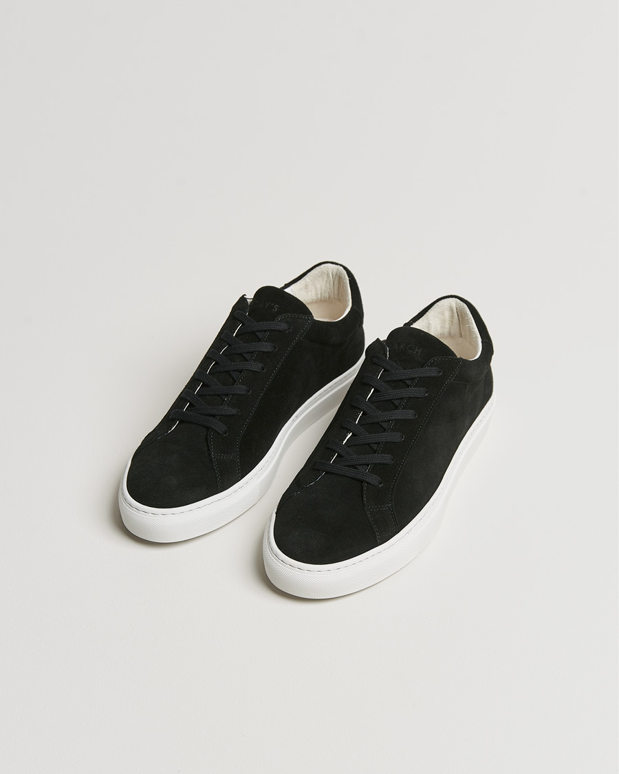 Herren | A Day's March Suede Marching Sneaker Black | A Day's March | Suede Marching Sneaker Black