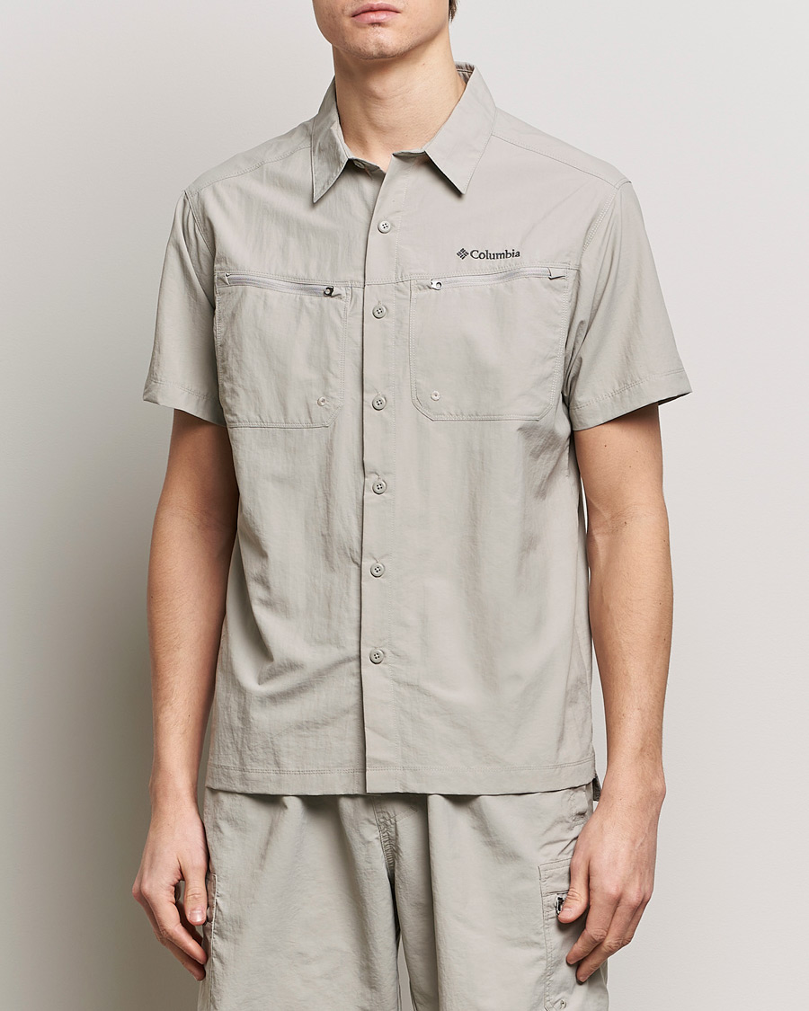 Herren | American Heritage | Columbia | Mountaindale Short Sleeve Outdoor Shirt Flint Grey