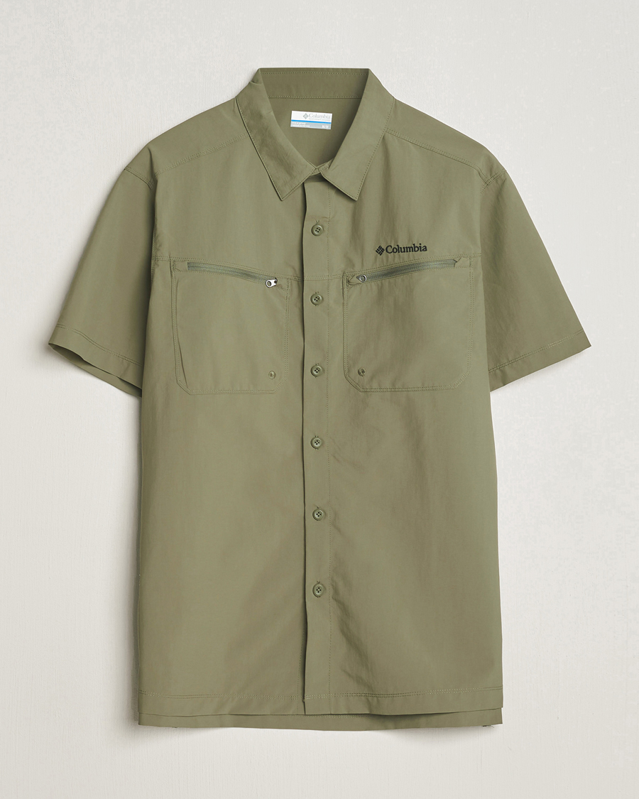 Herren | Hemden | Columbia | Mountaindale Short Sleeve Outdoor Shirt Stone Green