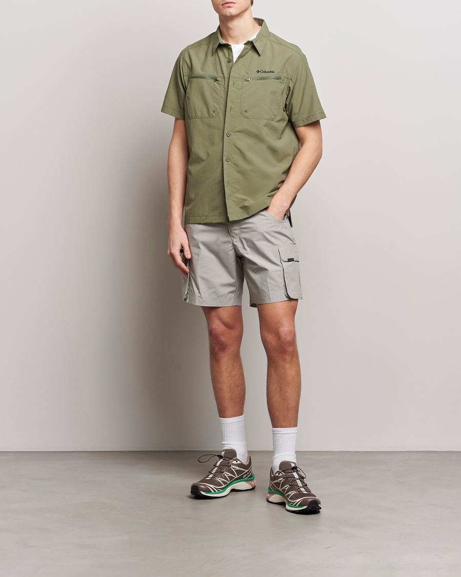 Herren | Hemden | Columbia | Mountaindale Short Sleeve Outdoor Shirt Stone Green