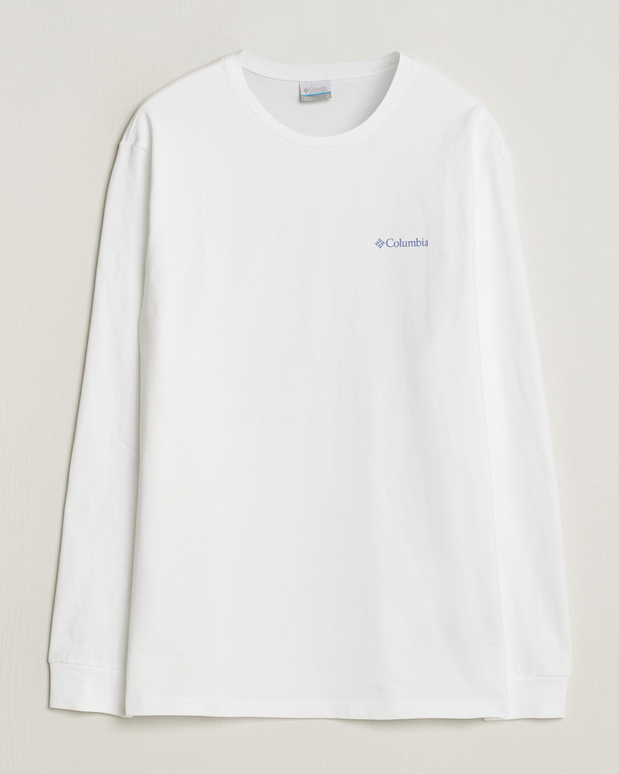 Herren | T-Shirts | Columbia | Explorers Canyon Long Sleeve T-Shirt White