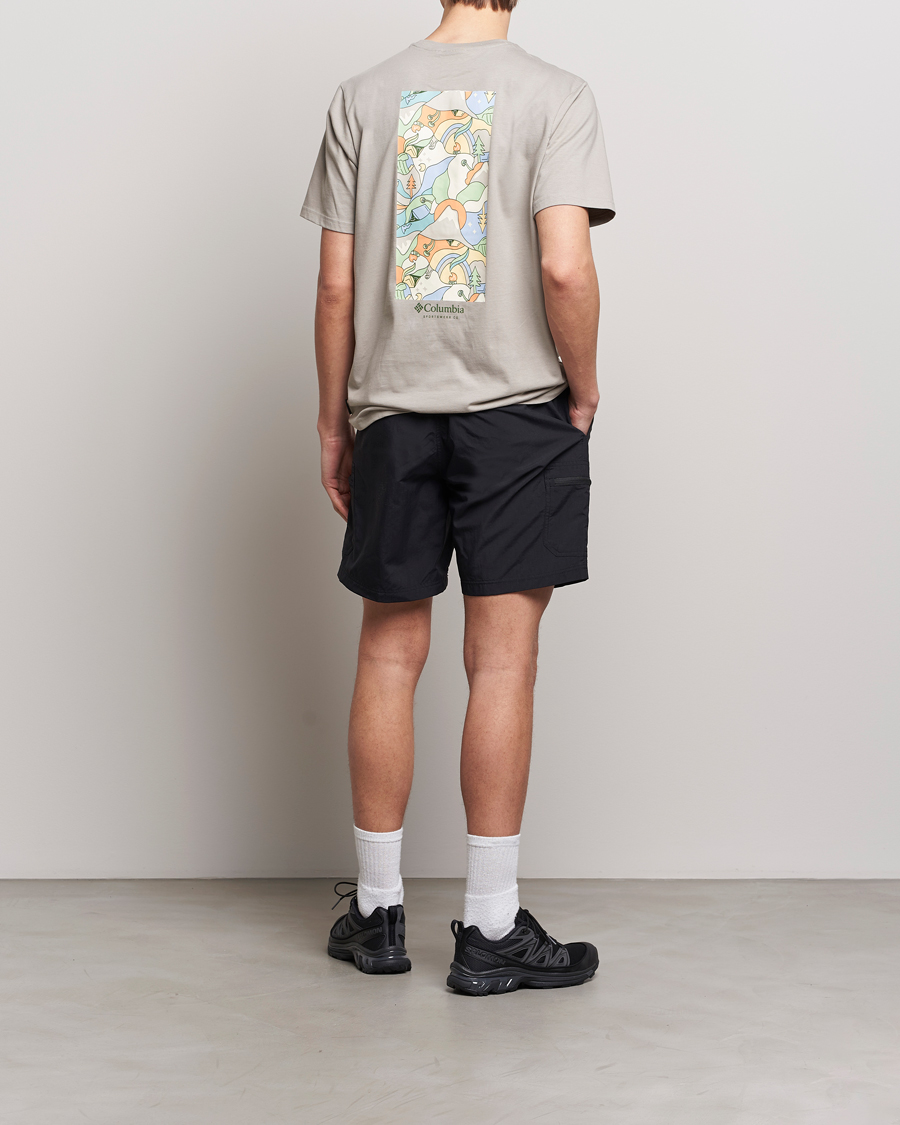 Herren | T-Shirts | Columbia | Explorers Canyon Back Print T-Shirt Flint Grey
