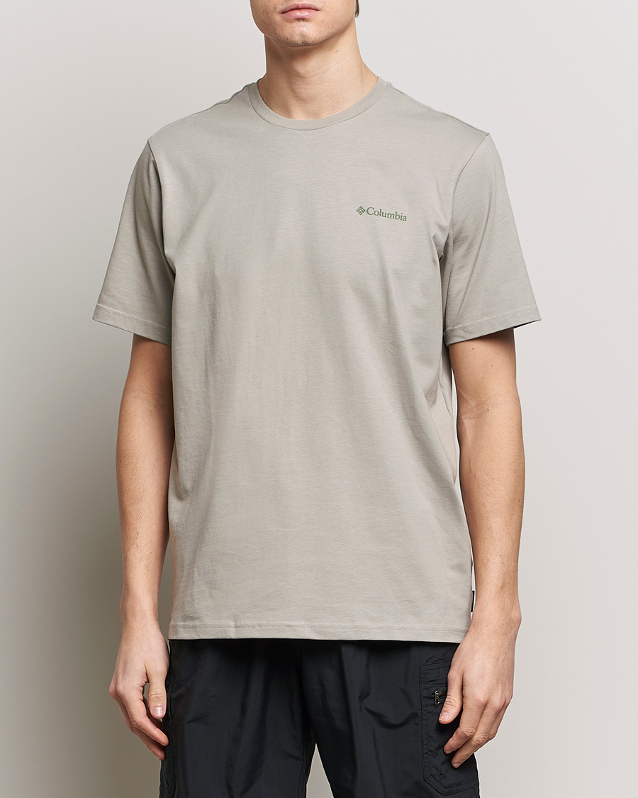 Herr | T-Shirts | Columbia | Explorers Canyon Back Print T-Shirt Flint Grey
