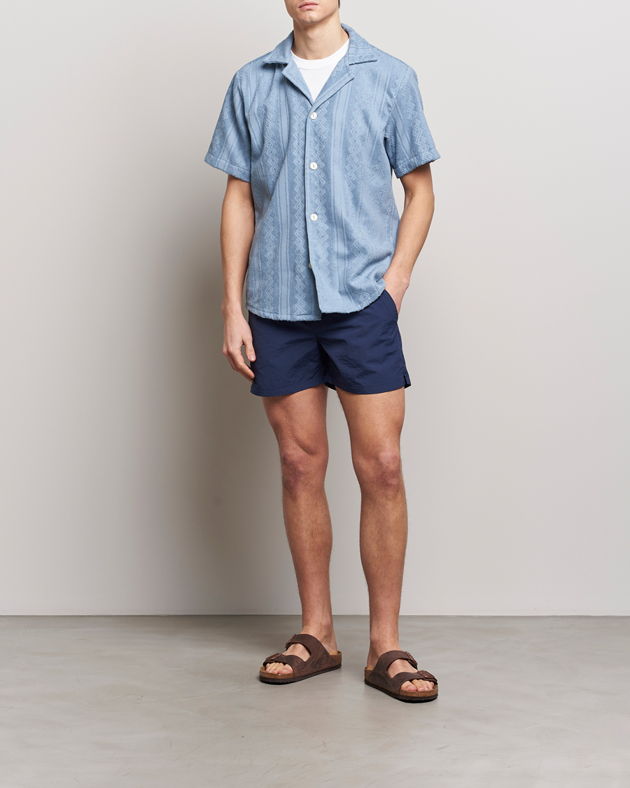 Herren | Hemden | OAS | Terry Cuba Short Sleeve Shirt Ancora