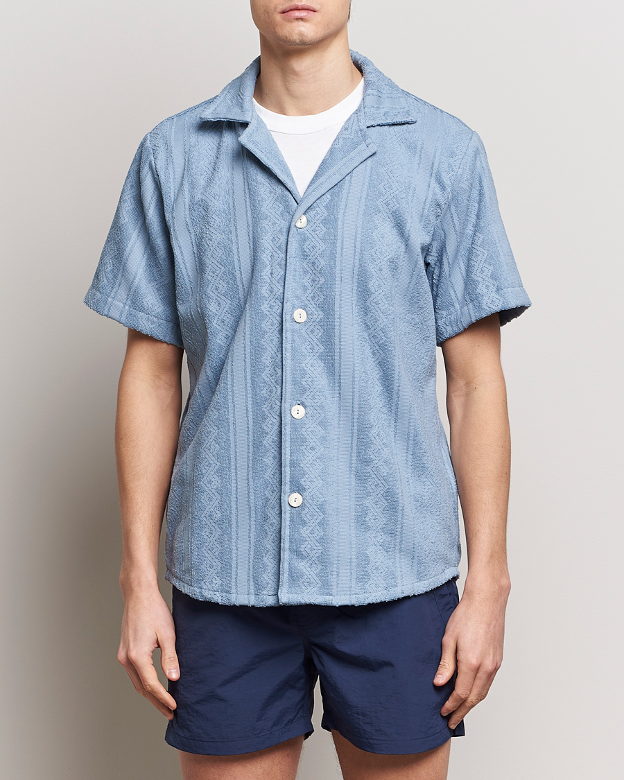 Herren | Hemden | OAS | Terry Cuba Short Sleeve Shirt Ancora