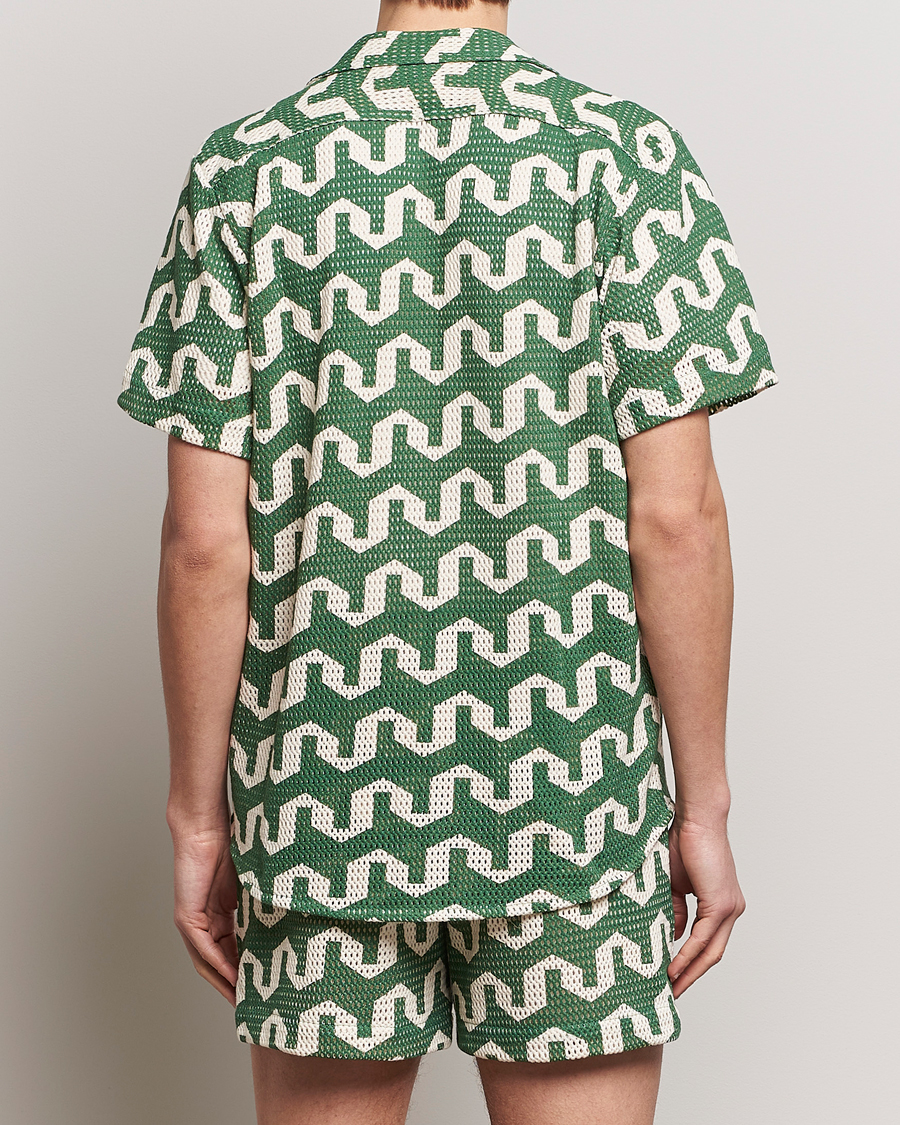 Herren | Hemden | OAS | Short Sleeve Cuba Net Shirt Atlas