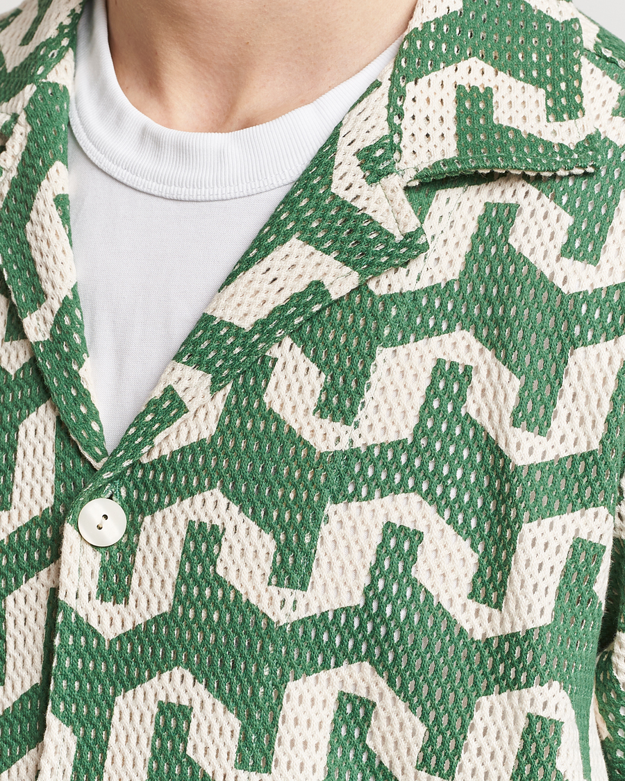 Herren | Hemden | OAS | Short Sleeve Cuba Net Shirt Atlas