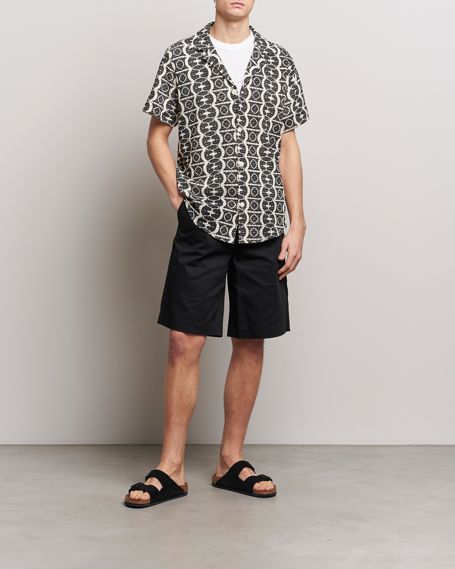 Herren | Hemden | OAS | Short Sleeve Cuba Net Shirt Hypnotise
