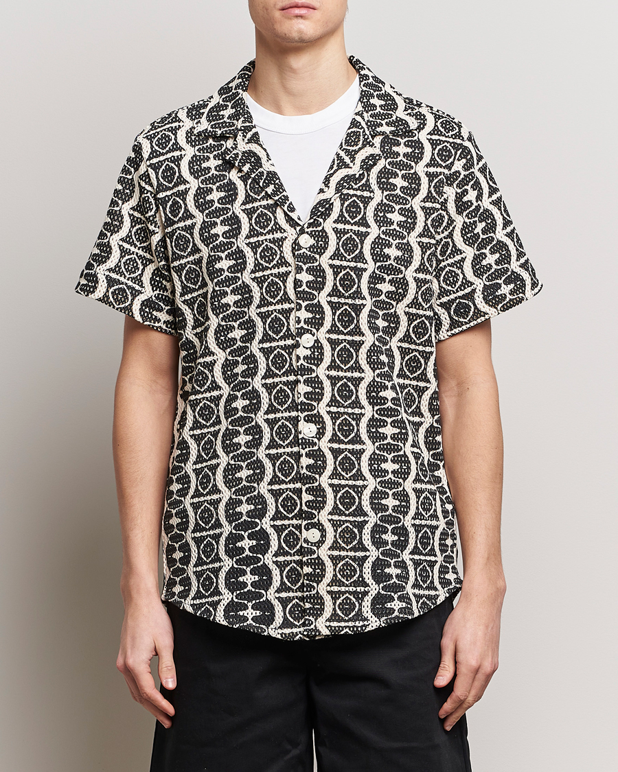Herren | Hemden | OAS | Short Sleeve Cuba Net Shirt Hypnotise