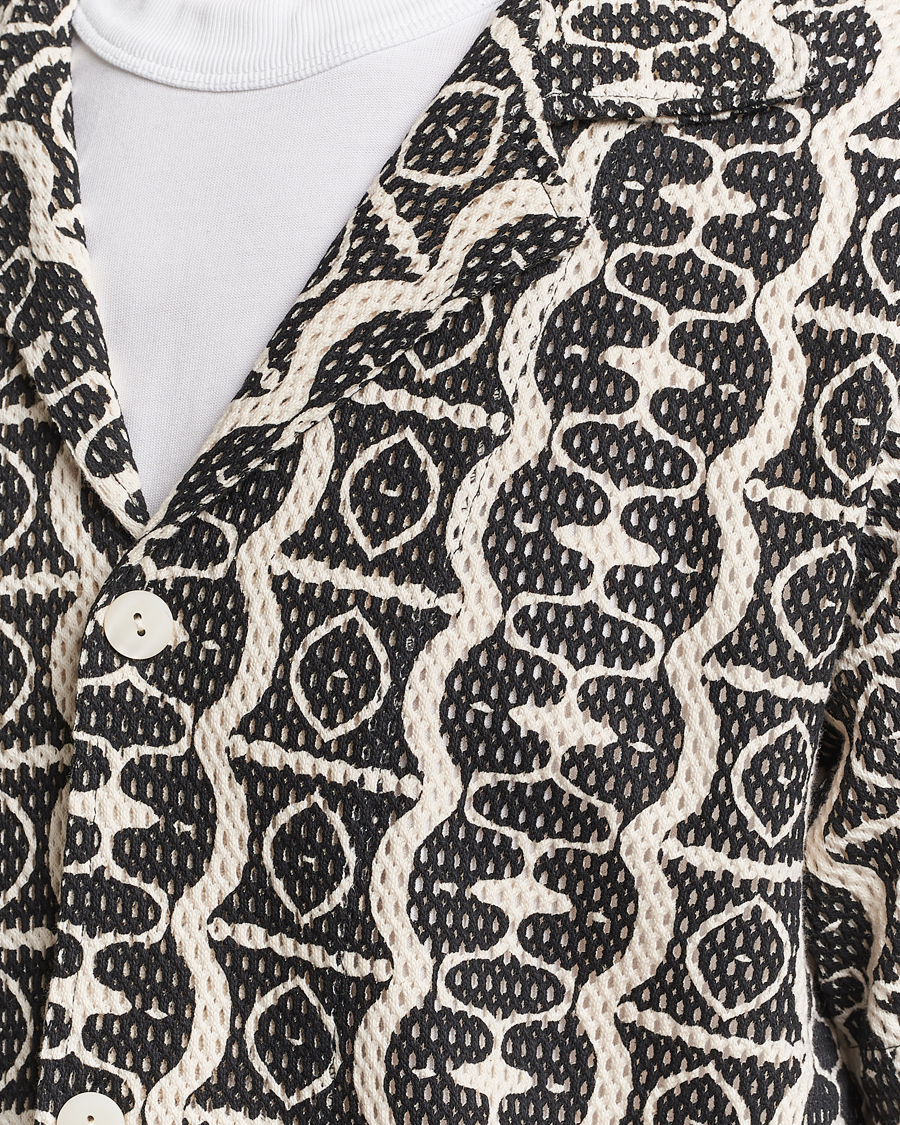 Herren | Hemden | OAS | Short Sleeve Cuba Net Shirt Hypnotise