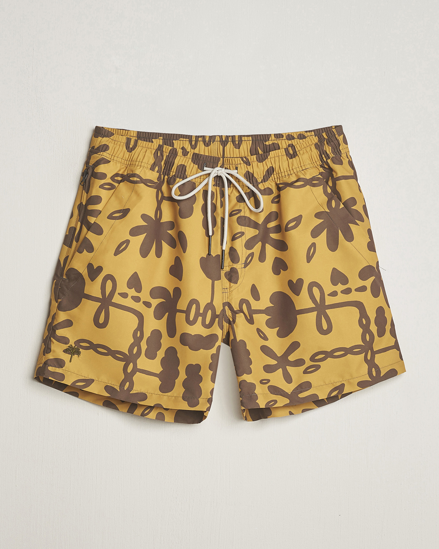 Herren | Badehosen | OAS | Printed Swimshorts Galbanum
