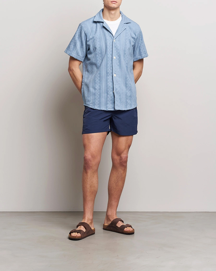 Herren | Badehosen | OAS | Plain Swimshorts Navy