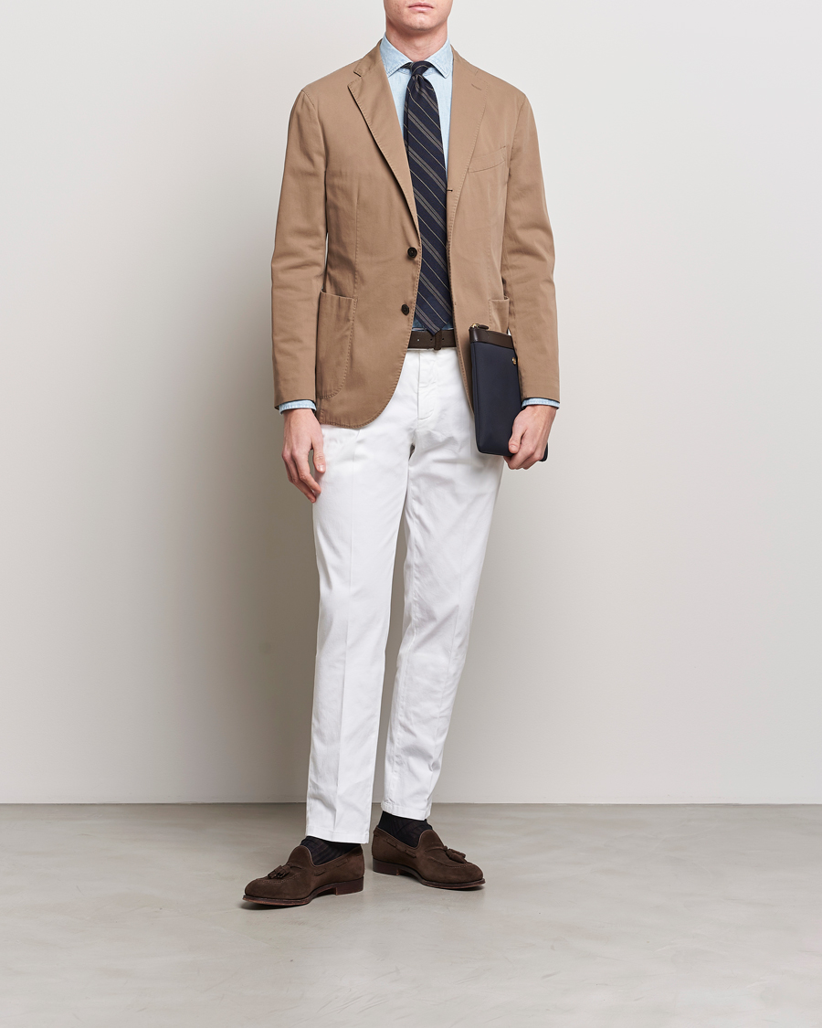 Herren | Sakkos | Boglioli | K Jacket Cotton Stretch Blazer Beige