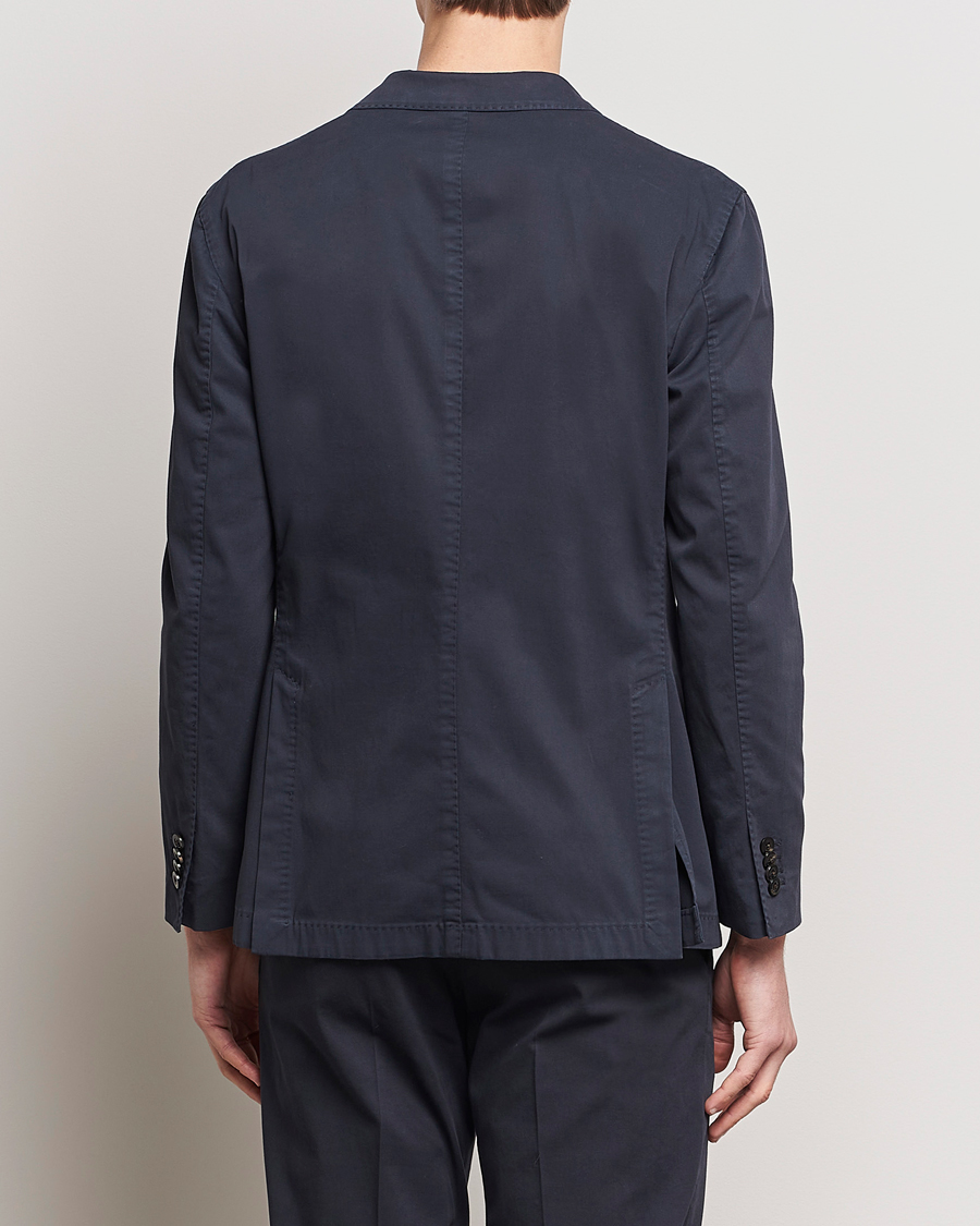 Herren | Sakkos | Boglioli | K Jacket Double Breasted Cotton Blazer Navy