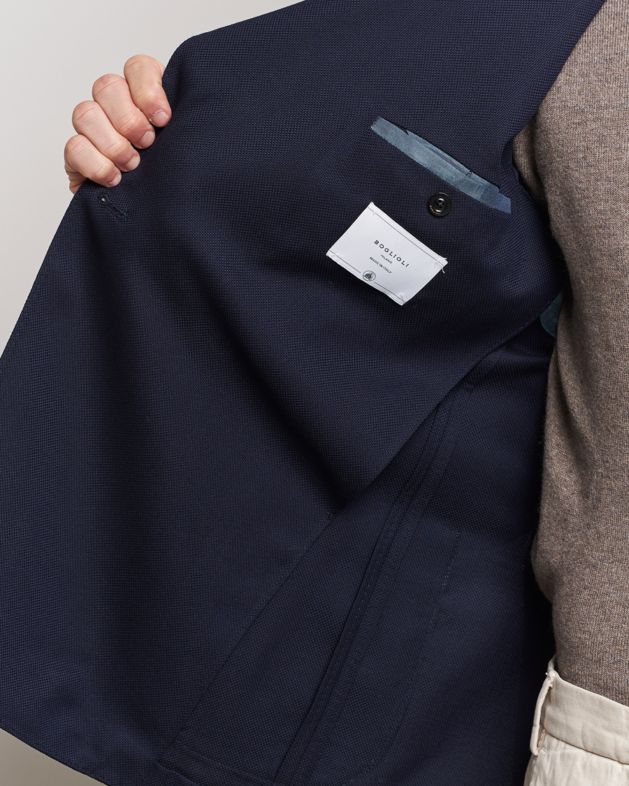 Herren | Sakkos | Boglioli | K Jacket Double Breasted Wool Blazer Navy