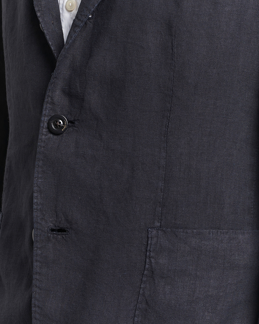 Herren | Sakkos | Boglioli | K Jacket Linen Blazer Navy