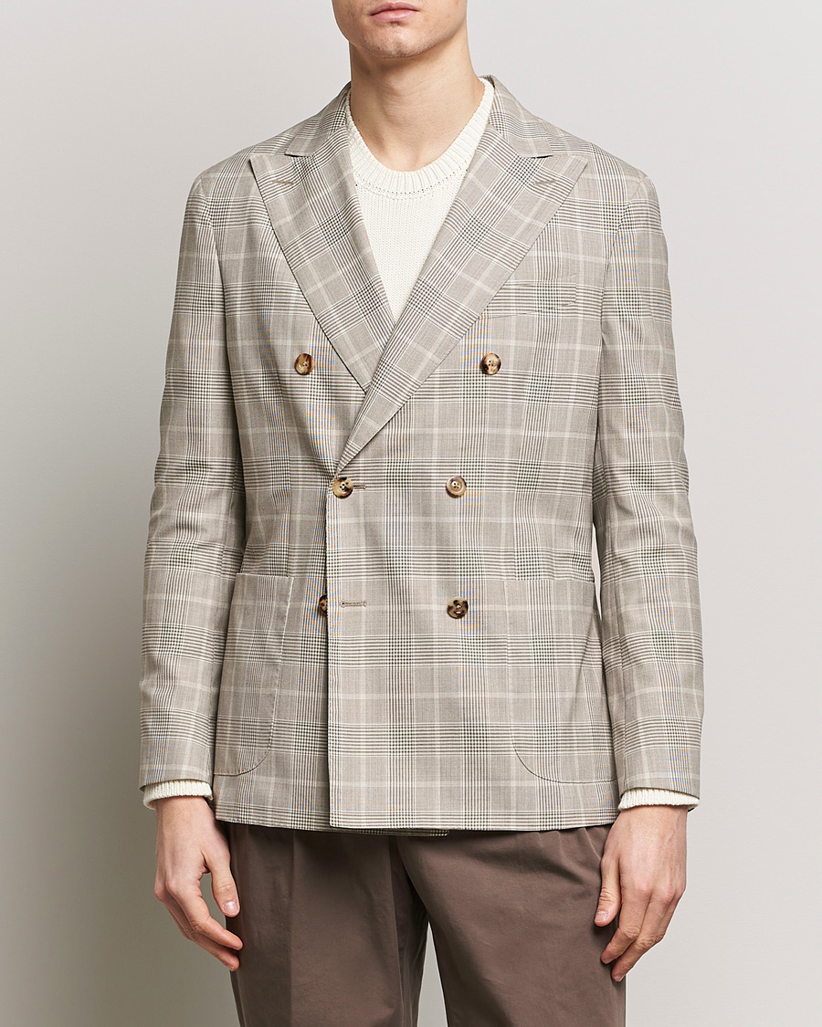 Herren | Kleidung | Boglioli | K Jacket Prince Of Wales Blazer Light Beige