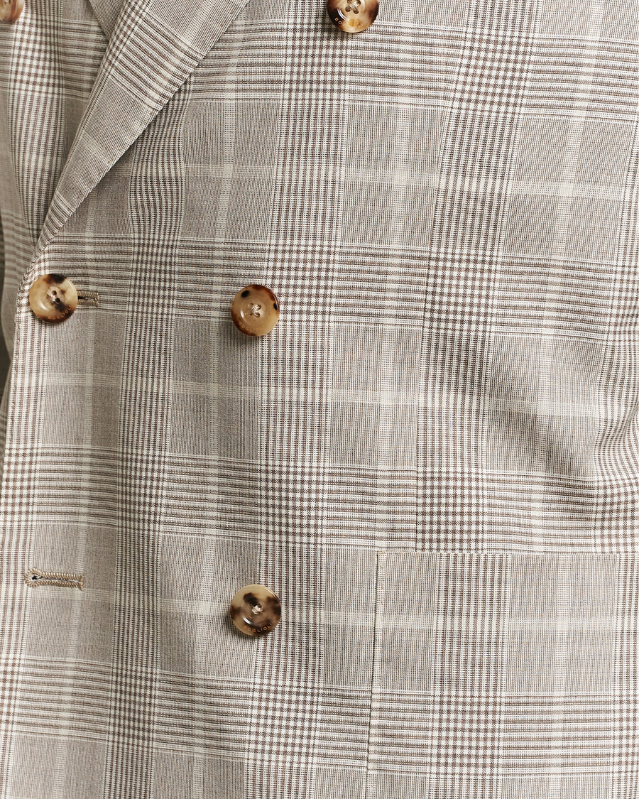 Herren | Sakkos | Boglioli | K Jacket Prince Of Wales Blazer Light Beige