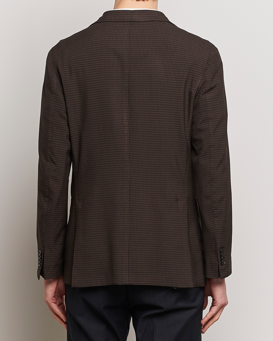 Herren | Sakkos | Boglioli | K Jacket Check Wool Blazer Dark Brown