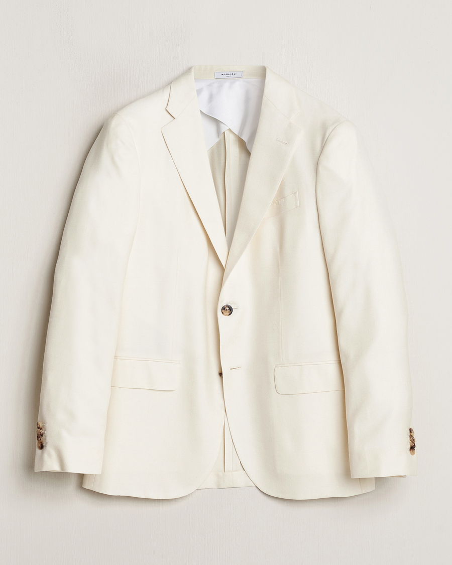 Herren | Sakkos | Boglioli | Cashmere/Silk Cocktail Jacket Off White