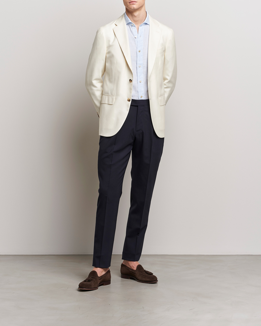Herren | Sakkos | Boglioli | Cashmere/Silk Cocktail Jacket Off White