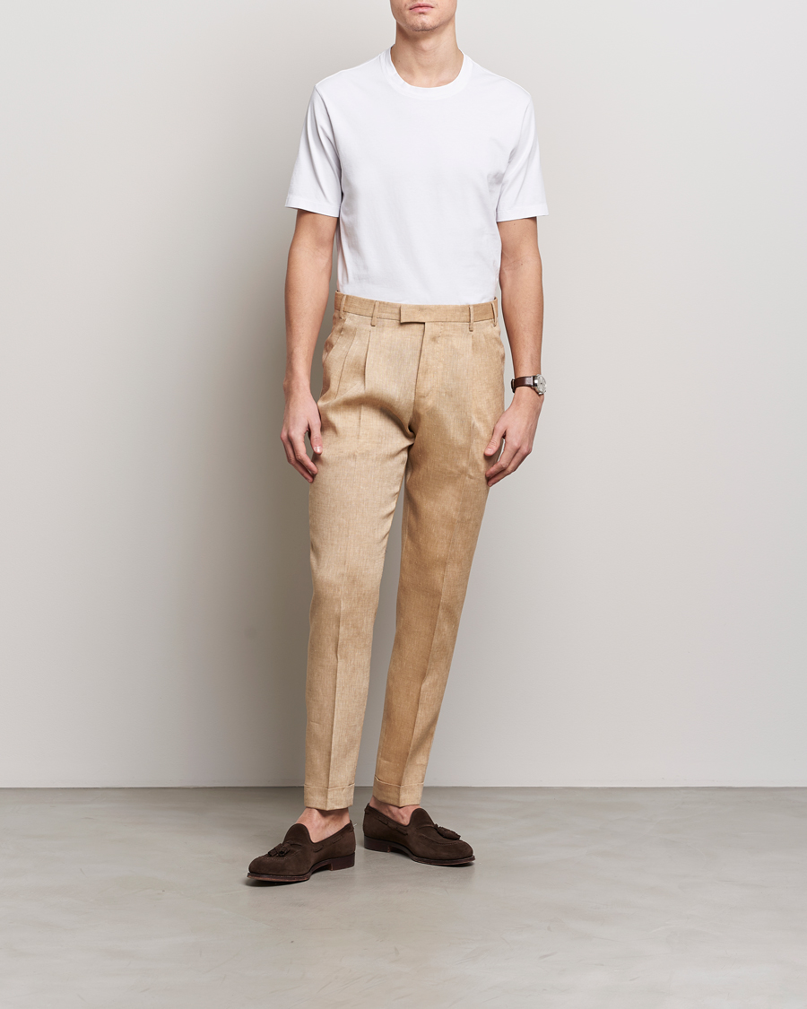 Herren | T-Shirts | Boglioli | Garment Dyed T-Shirt White