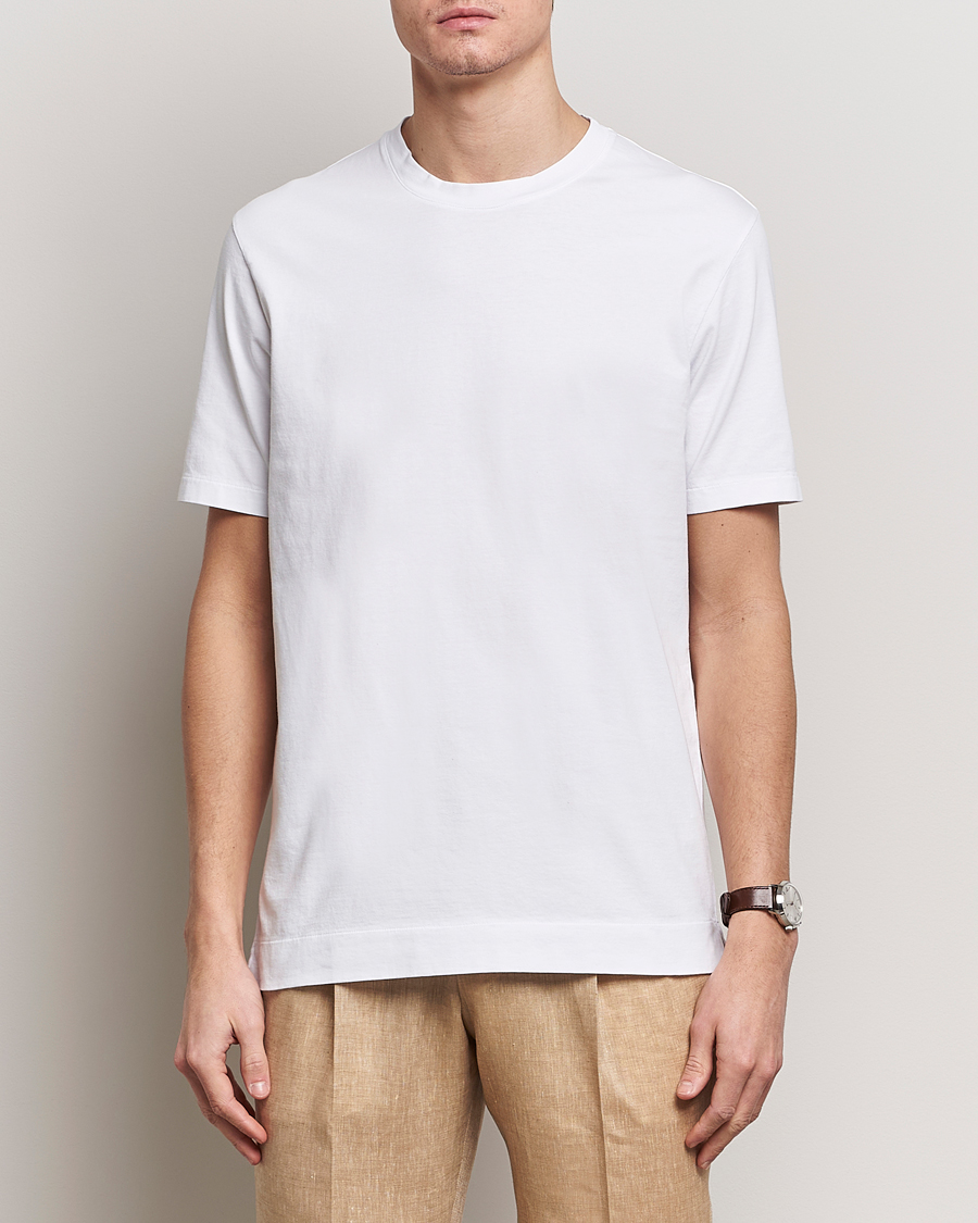 Men | Boglioli | Boglioli | Garment Dyed T-Shirt White