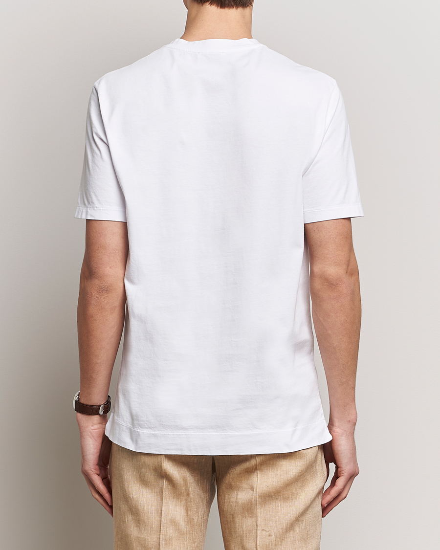Herren | T-Shirts | Boglioli | Garment Dyed T-Shirt White