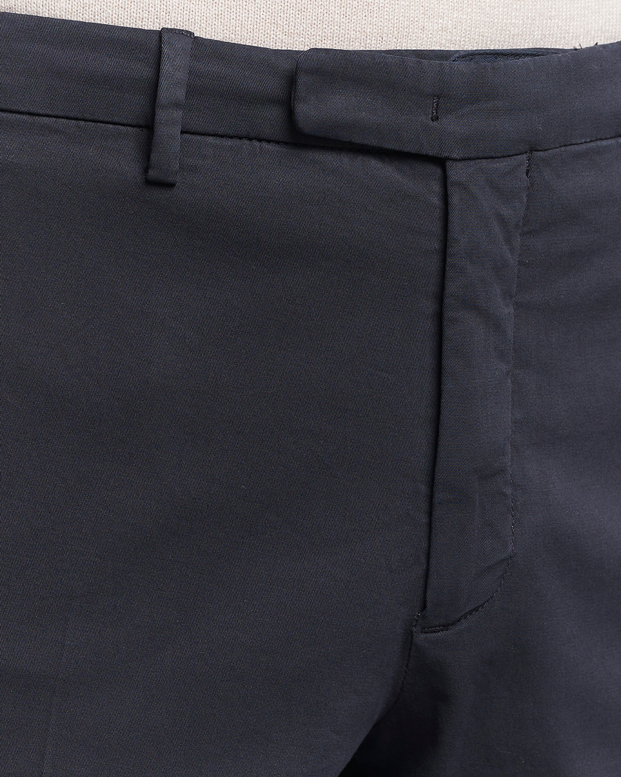 Herren | Hosen | Boglioli | Cotton Stretch Chinos Navy