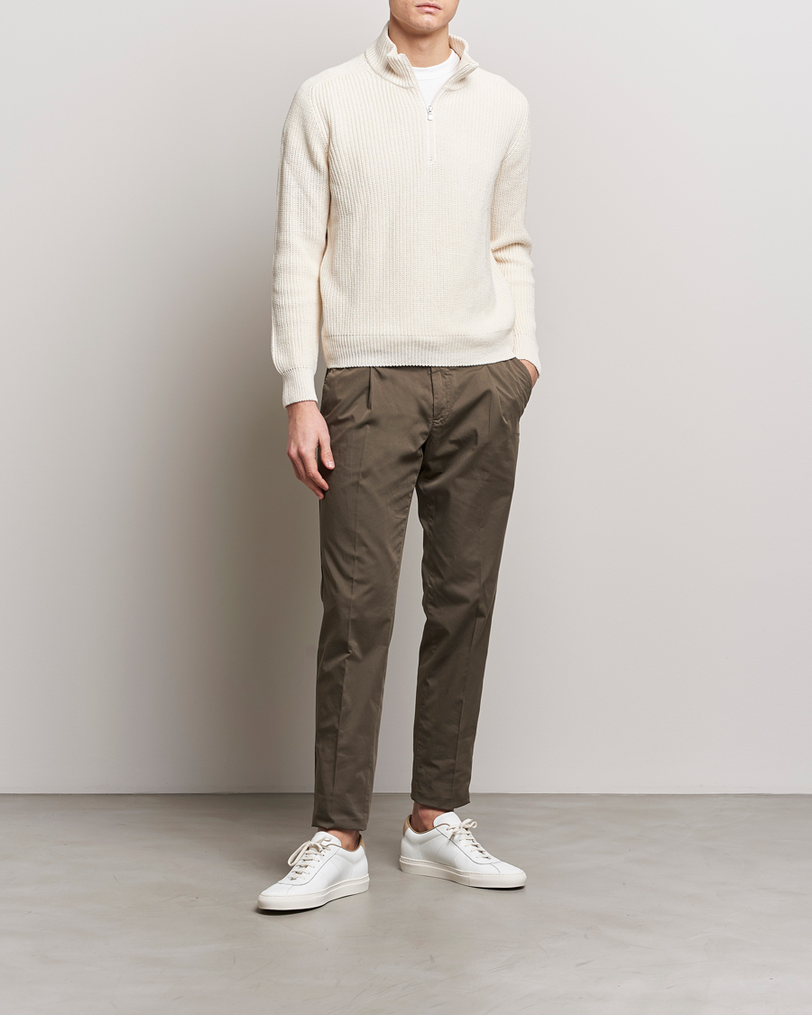 Herren | Hosen | PT01 | Slim Fit Garment Dyed Stretch Chinos Dark Brown