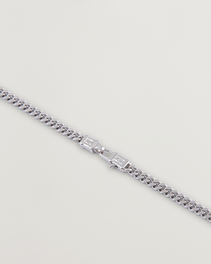 Herren | Tom Wood Dean Chain Necklace Silver | Tom Wood | Dean Chain Necklace Silver