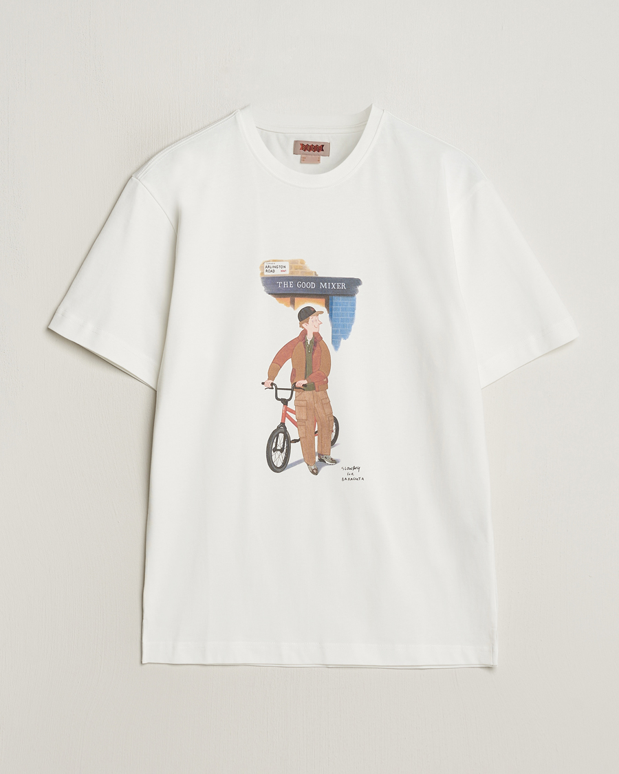 Herren | T-Shirts | Baracuta | Slowboy Arlington Cotton T-Shirt Off White