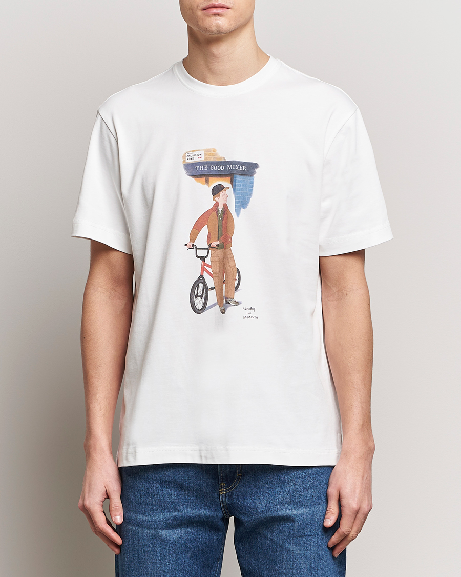 Herren | T-Shirts | Baracuta | Slowboy Arlington Cotton T-Shirt Off White