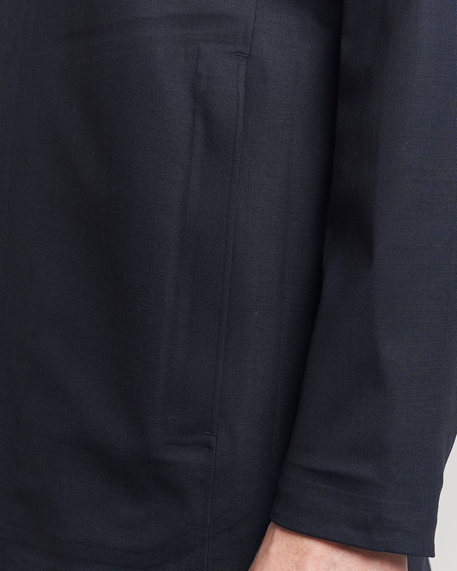 Herren | Jacken | UBR | Sky Fall Savile Waterproof Wool Coat Dark Navy