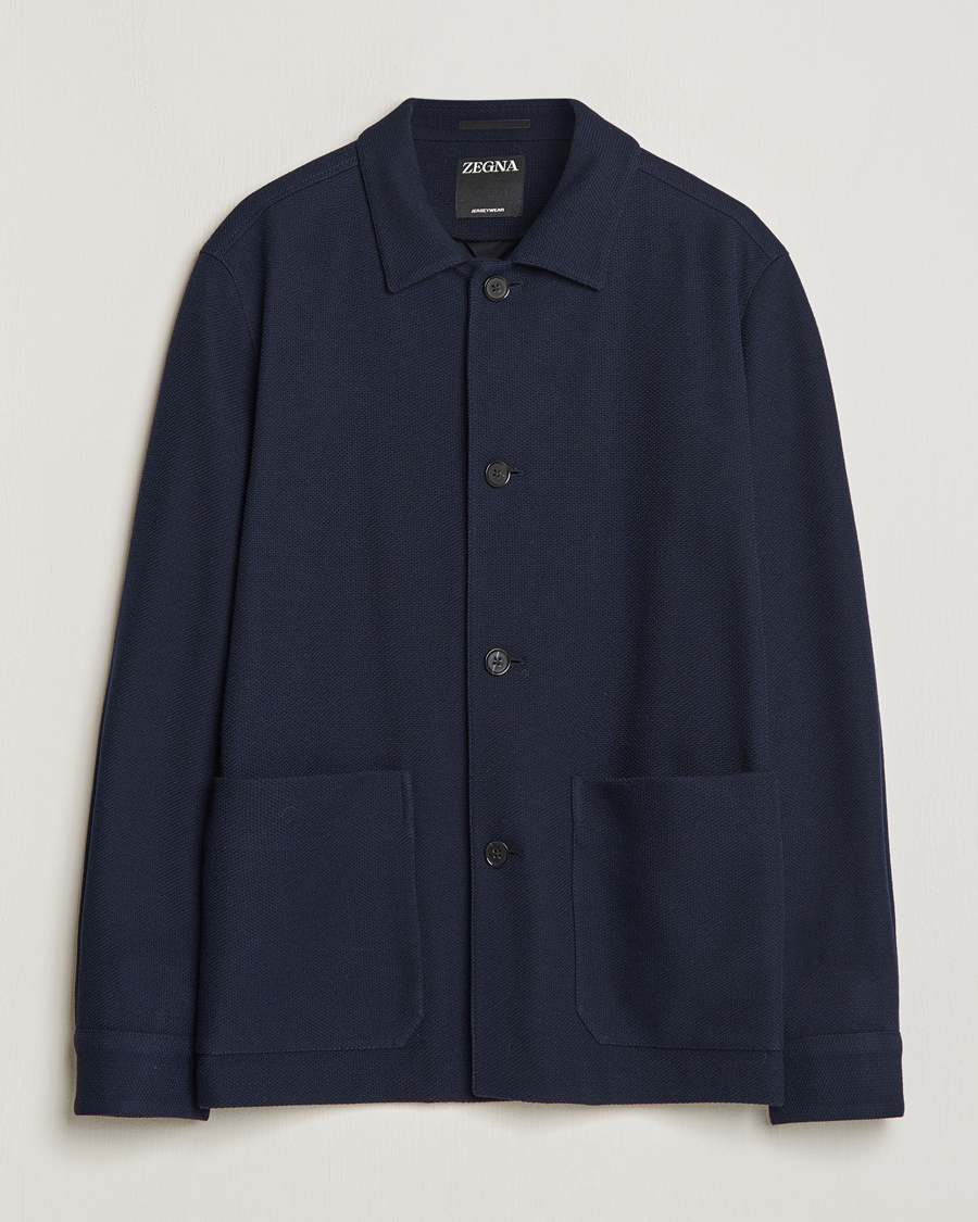 Herren | Sakkos | Zegna | Wool Chore Jacket Navy