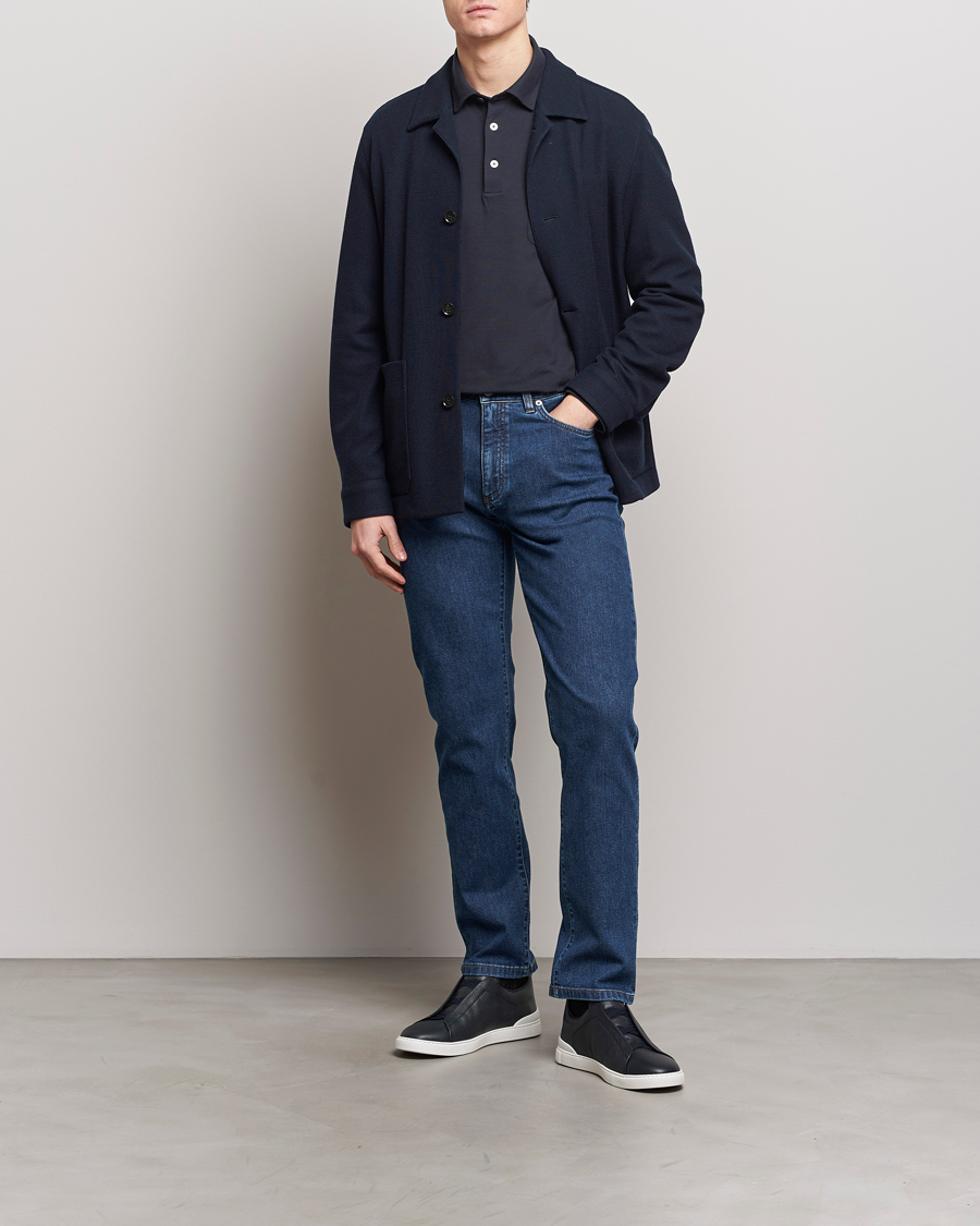 Herren | Sakkos | Zegna | Wool Chore Jacket Navy