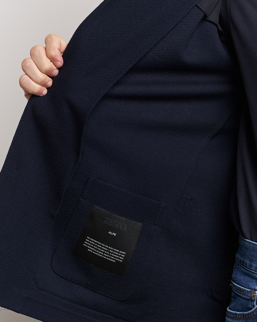 Herren | Sakkos | Zegna | Wool Chore Jacket Navy