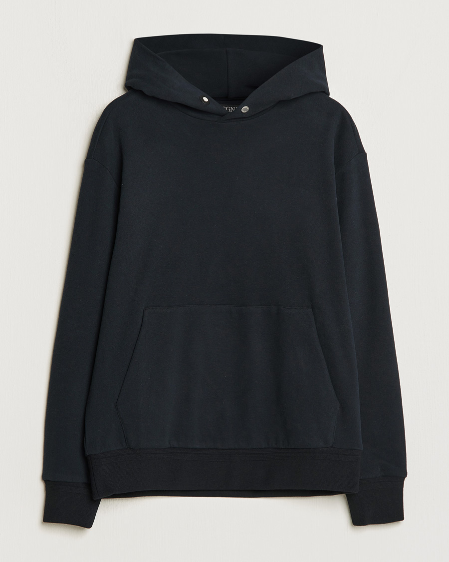 Herren | Pullover | Zegna | Cotton/Cashmere Hoodie Black