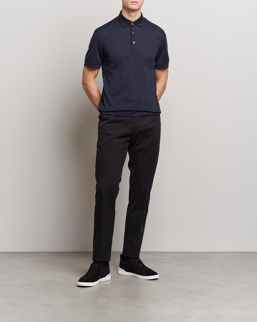 Herren | Hosen | Zegna | Premium Cotton Chinos Black