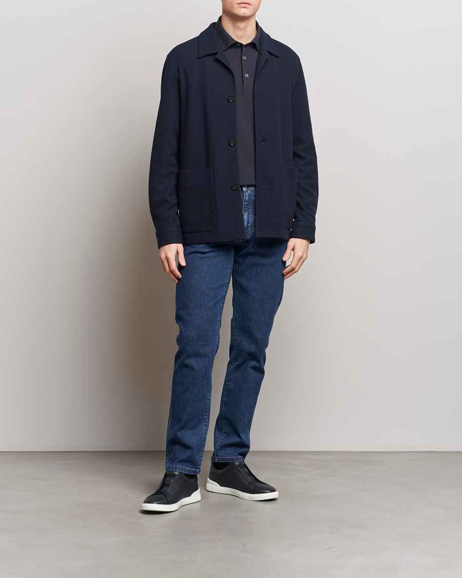 Herren | Jeans | Zegna | Slim Fit 5-Pocket Jeans Stone Wash