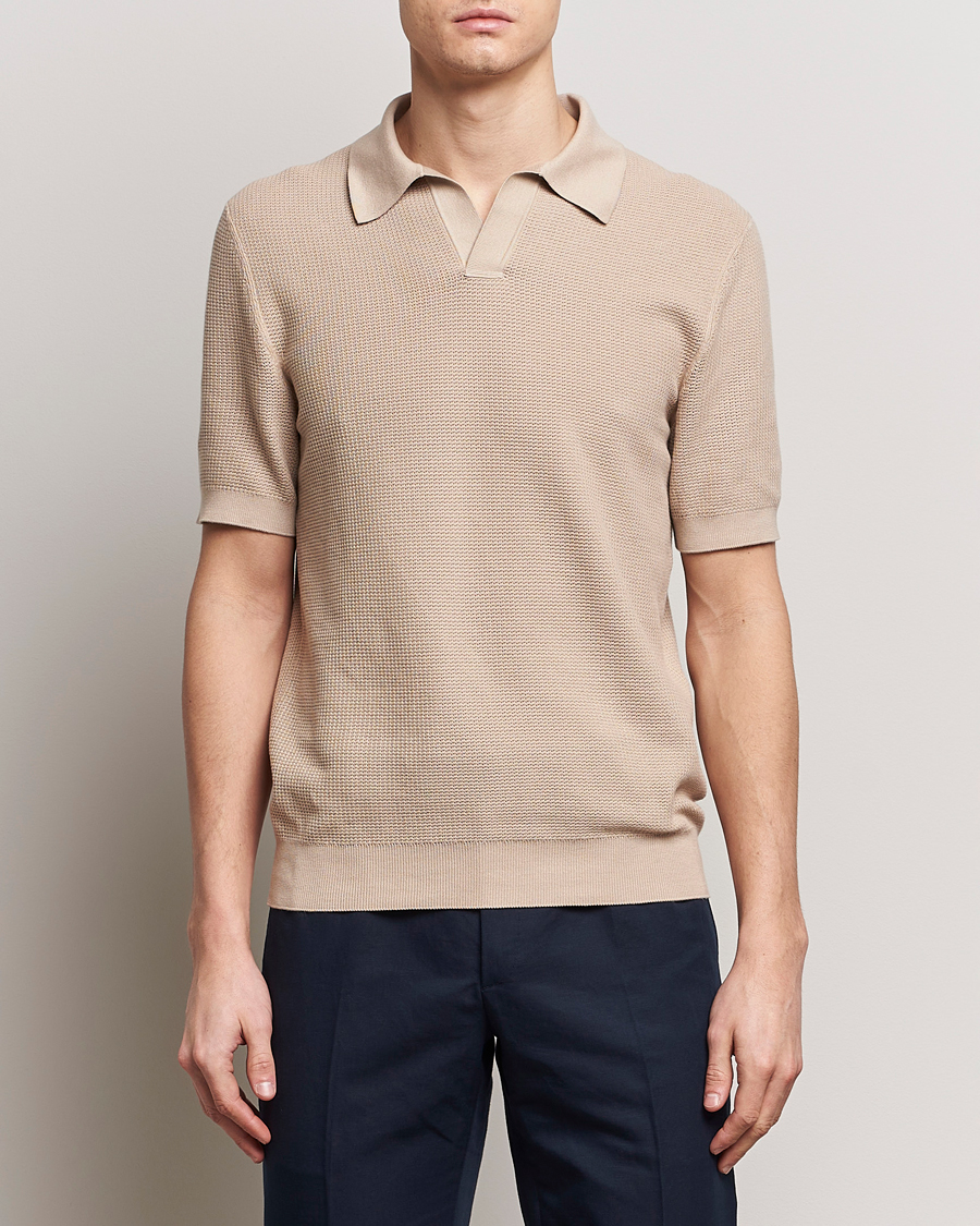 Herren | Poloshirts | Zegna | Riviera Polo Light Beige