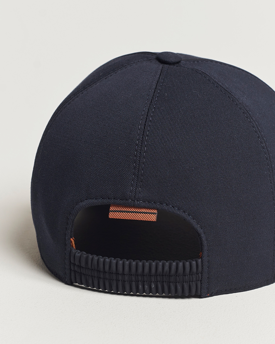 Herren | Zegna Cotton/Wool Baseball Cap Navy | Zegna | Cotton/Wool Baseball Cap Navy