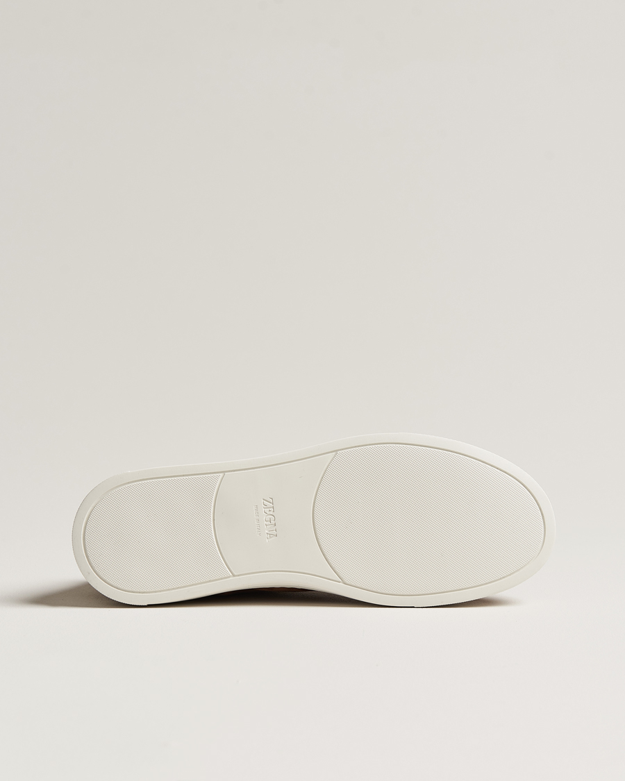 Herren | Zegna Triple Stitch Sneakers Brown Suede | Zegna | Triple Stitch Sneakers Brown Suede