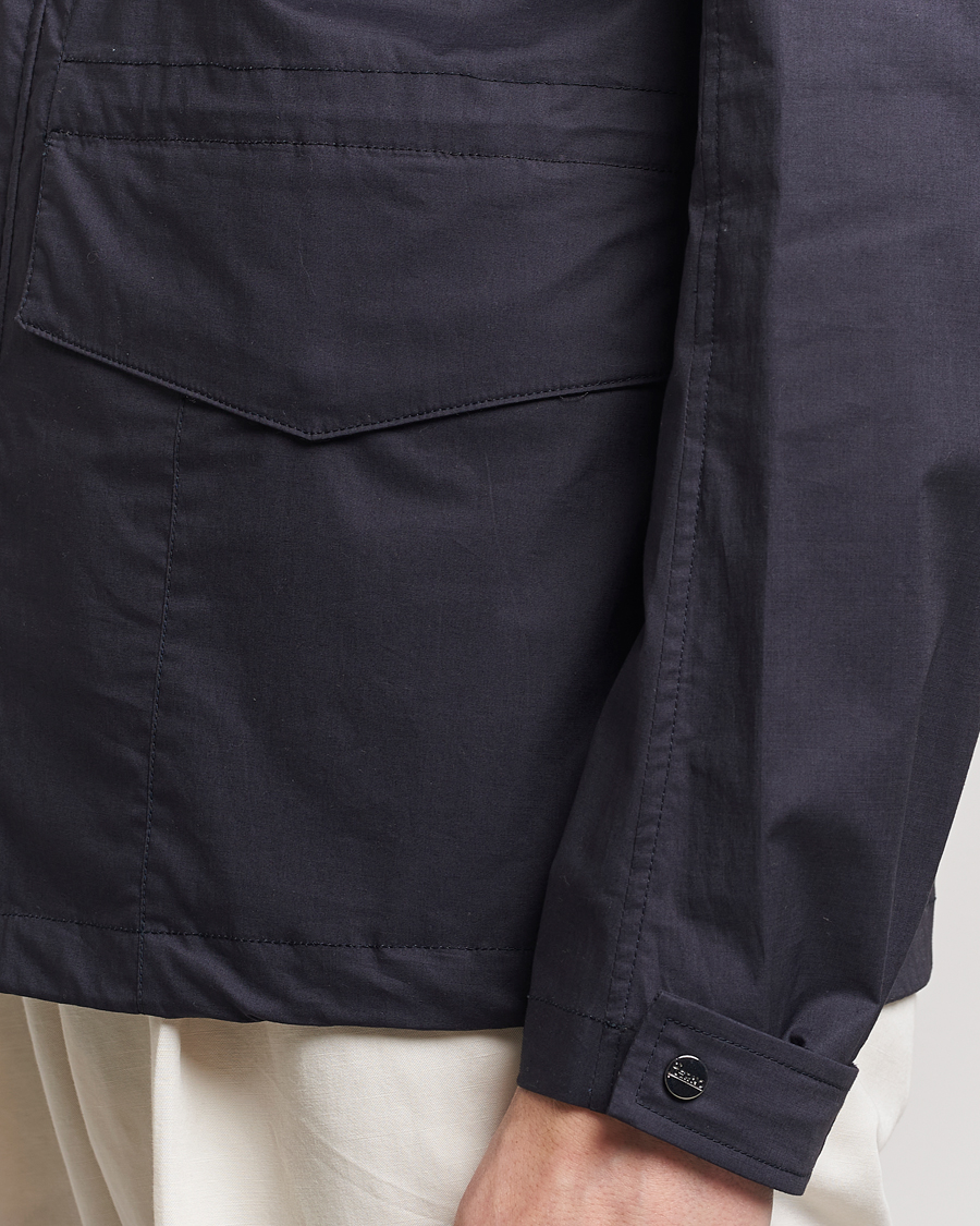 Herren | Jacken | Herno | Lightwieght Cotton Field Jacket Navy