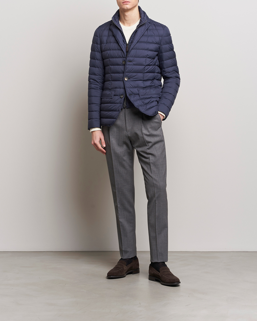 Herren | Jacken | Herno | Nuage Matt Nylon Blazer Navy