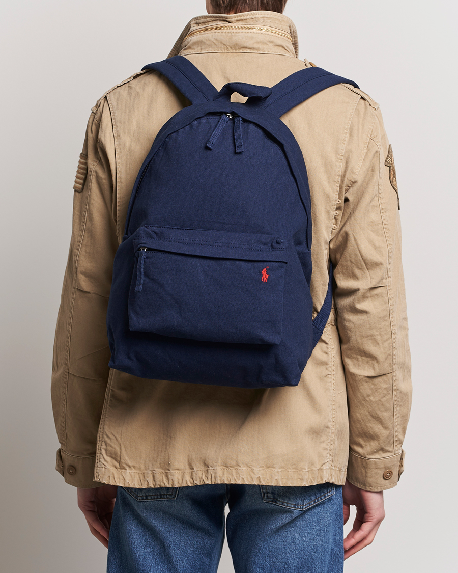 Herren | Polo Ralph Lauren Canvas Backpack Newport Navy | Polo Ralph Lauren | Canvas Backpack Newport Navy