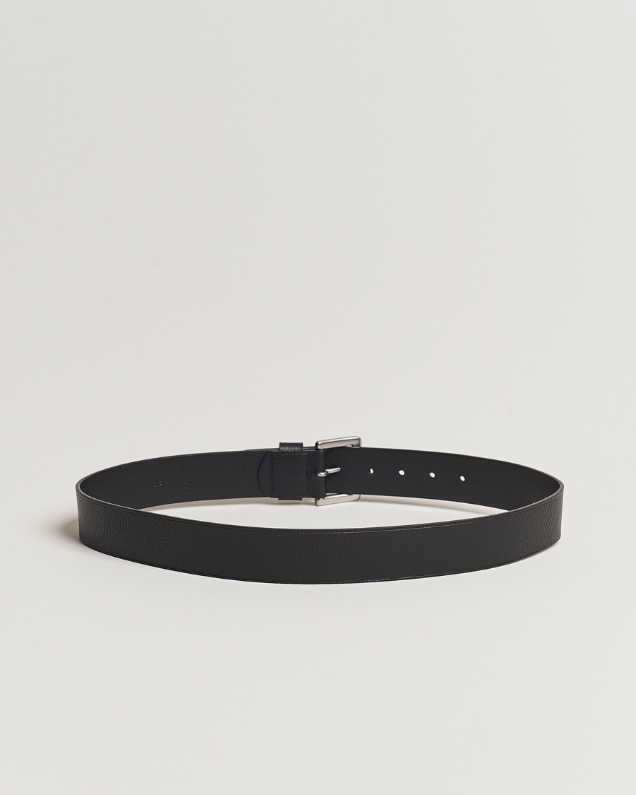 Herren | Gürtel | Polo Ralph Lauren | Pebbled Leather Belt Black