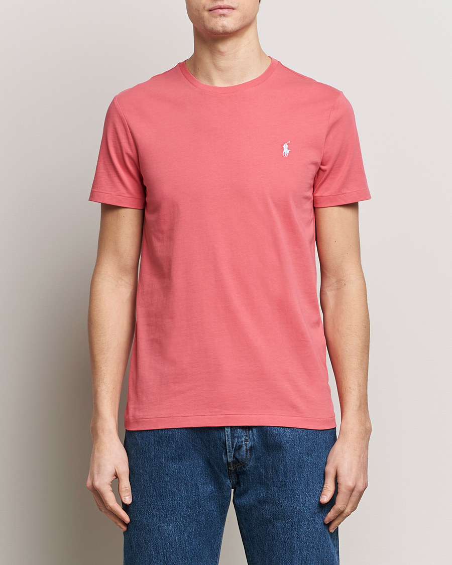 Herren | Kurzarm T-Shirt | Polo Ralph Lauren | Crew Neck T-Shirt Pale Red
