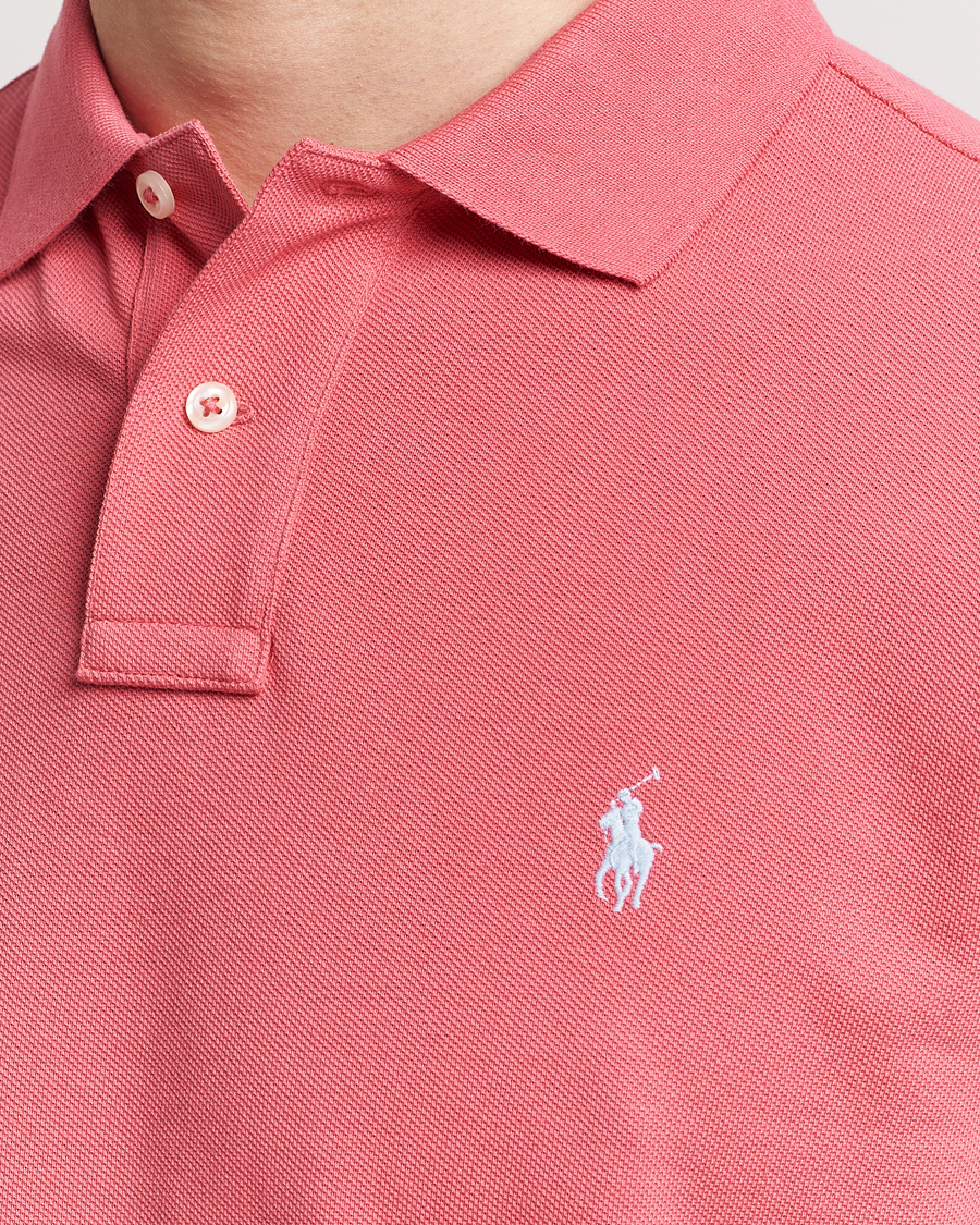 Herren | Poloshirts | Polo Ralph Lauren | Custom Slim Fit Polo Pale Red